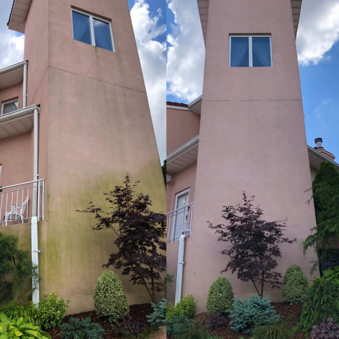 Cleaning stucco deals with pressure washer